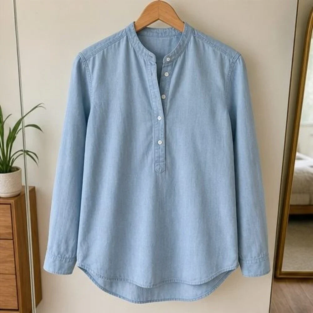 Sand Pleated Blouse
